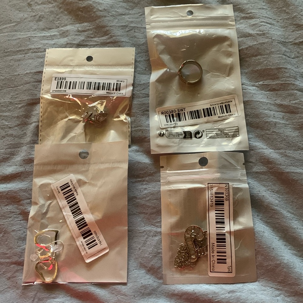Silver Heart Jewelry Bundle
